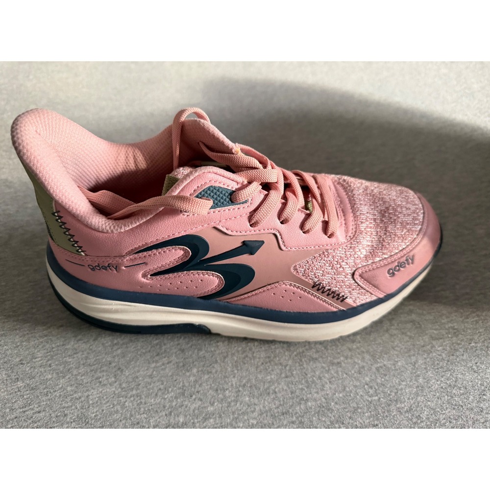 G-Defy Womens Energiya Pink Navy Walking Shoes Comfort Fit Sneakers  Size 7.5